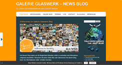 Desktop Screenshot of galerie-glaswerk.org